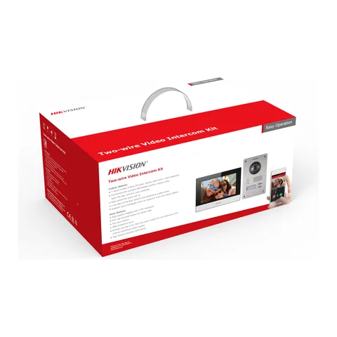 Hikvision DS-KIS703Y-P, 2-juhtmeline videofono komplekt